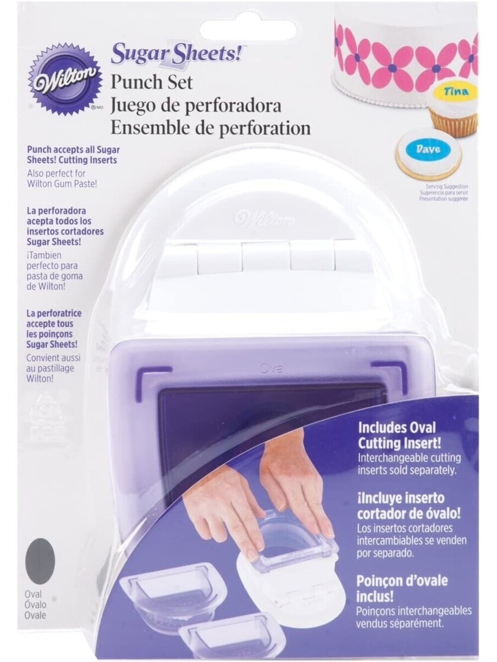 Wilton Border Cutting Insert Square Caption Sugar Sheets Cake Decorating Baking